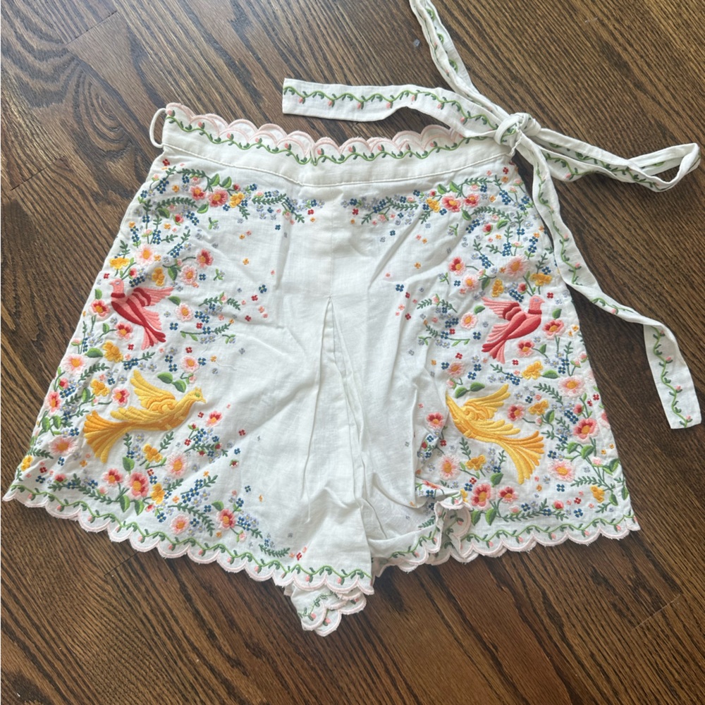 Zimmerman floral shorts - size 0